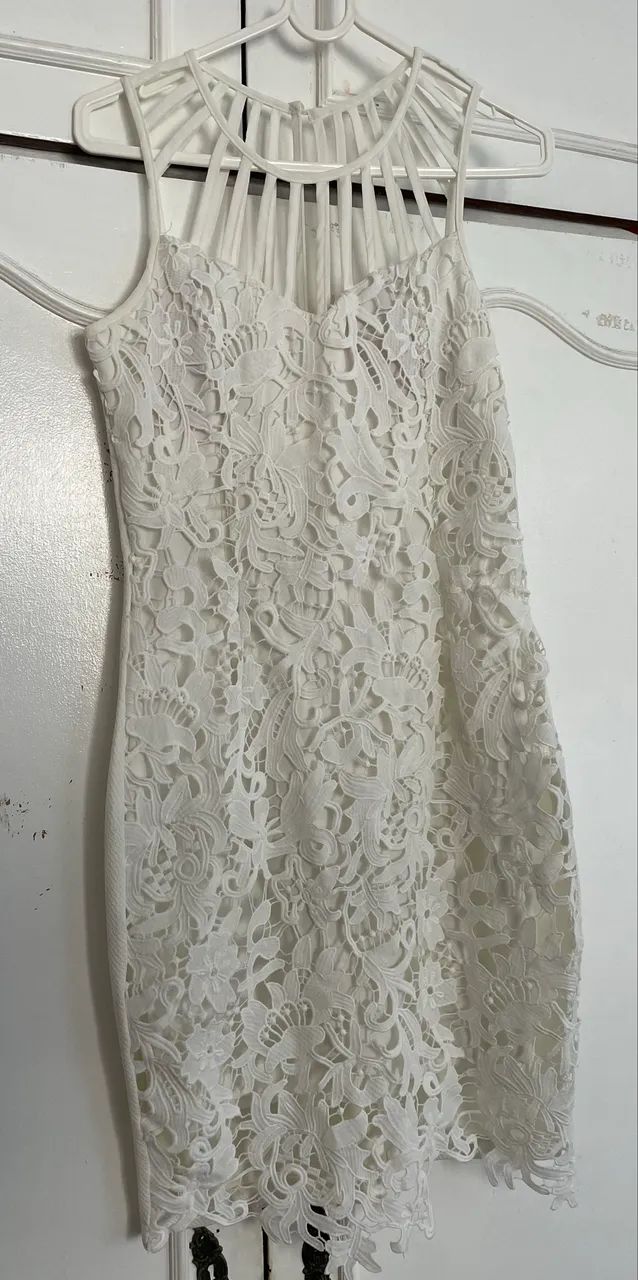 Vestido rendado branco  - Foto 2