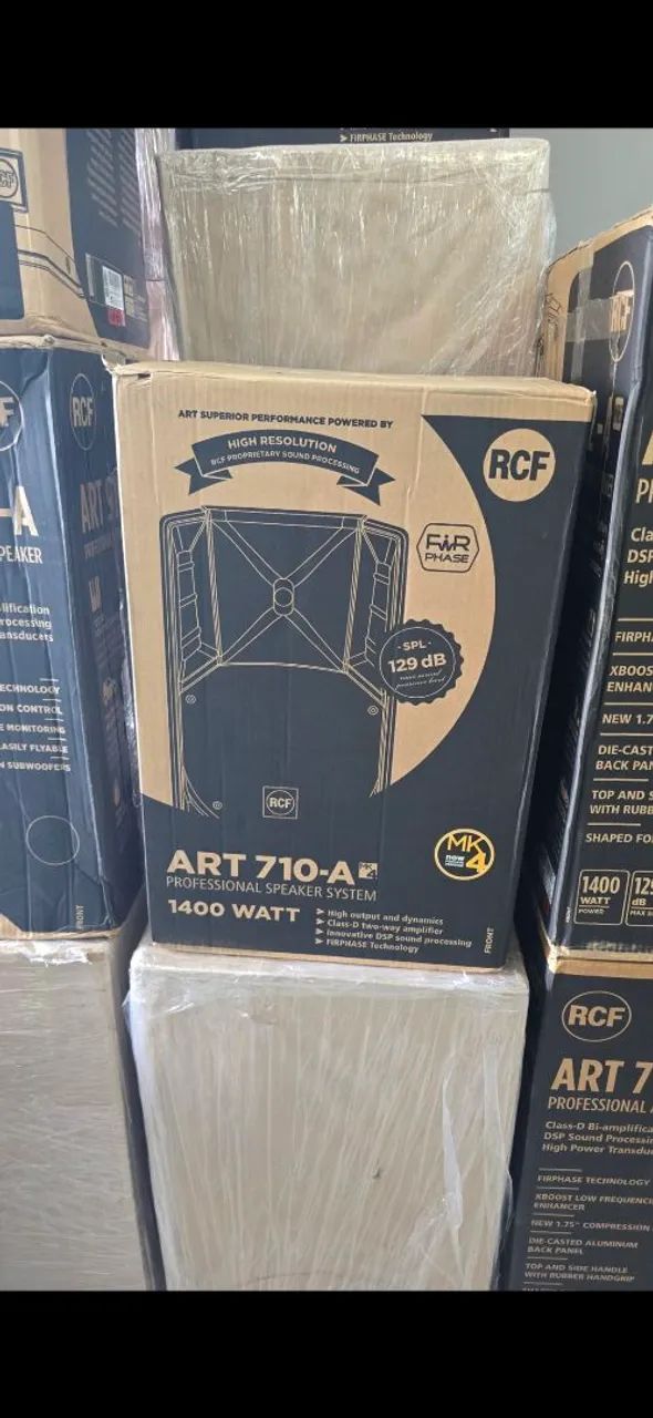 Caixa RCF ART 710-A MK5 nova lacrada na caixa