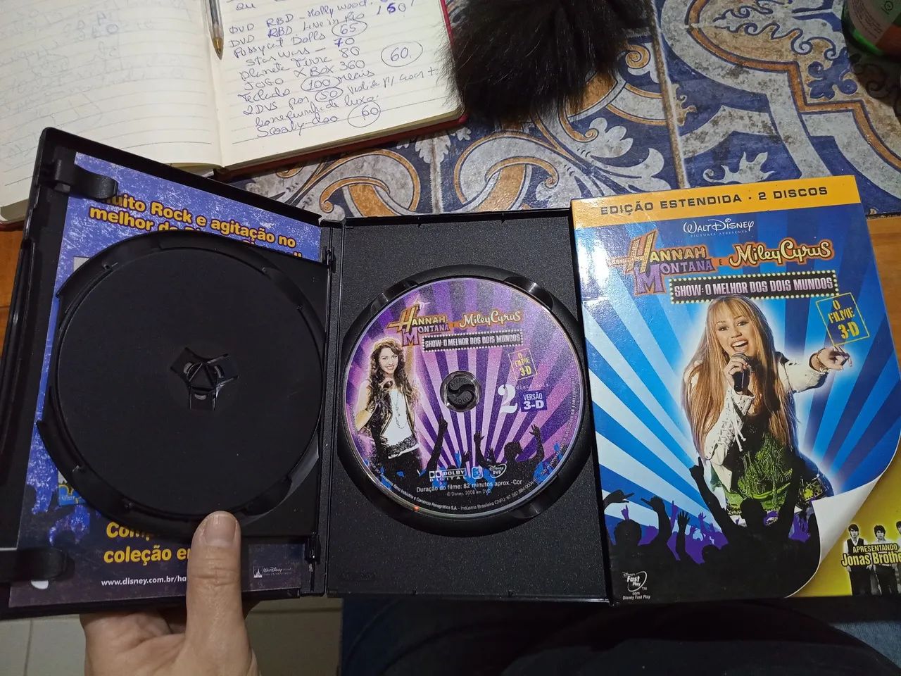 Kit com DVD duplo de Hannah Montana e CD de Miley Cyrus  - Foto 3