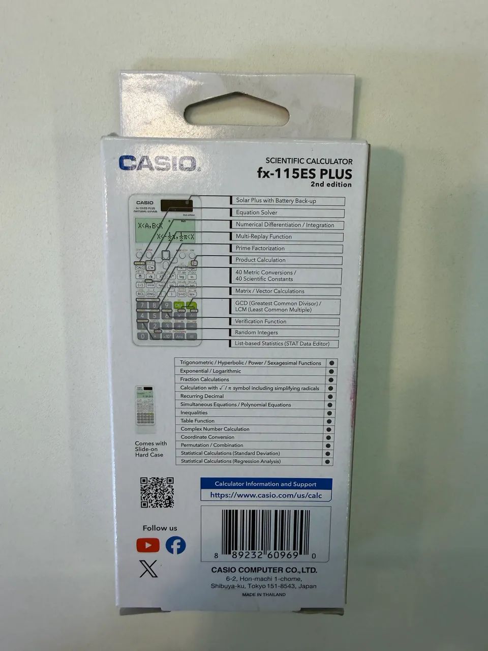Casio Calculadora científica avançada FX-115ESplus2 2ª edição  - Foto 2