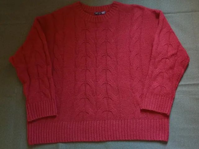 suéter vermelho