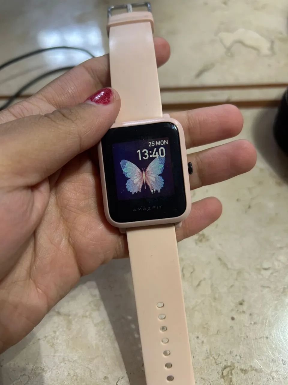 Smartwatch Amazfit Original Rosa - Ótimo Estado