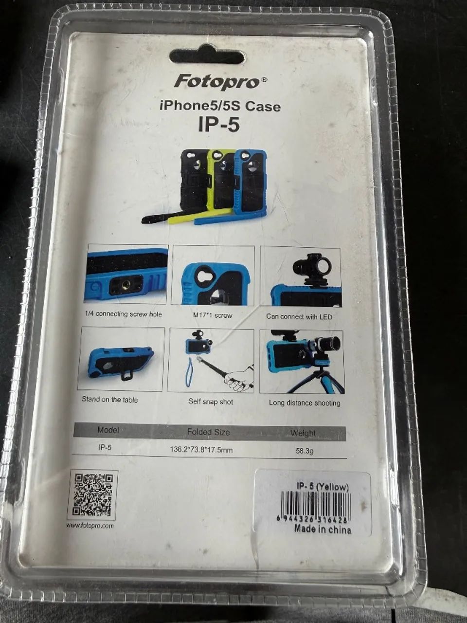 Capa Case Fotopro Ip-5 iPhone 5 / 5s Resistente - antiga Lacrada - Foto 2