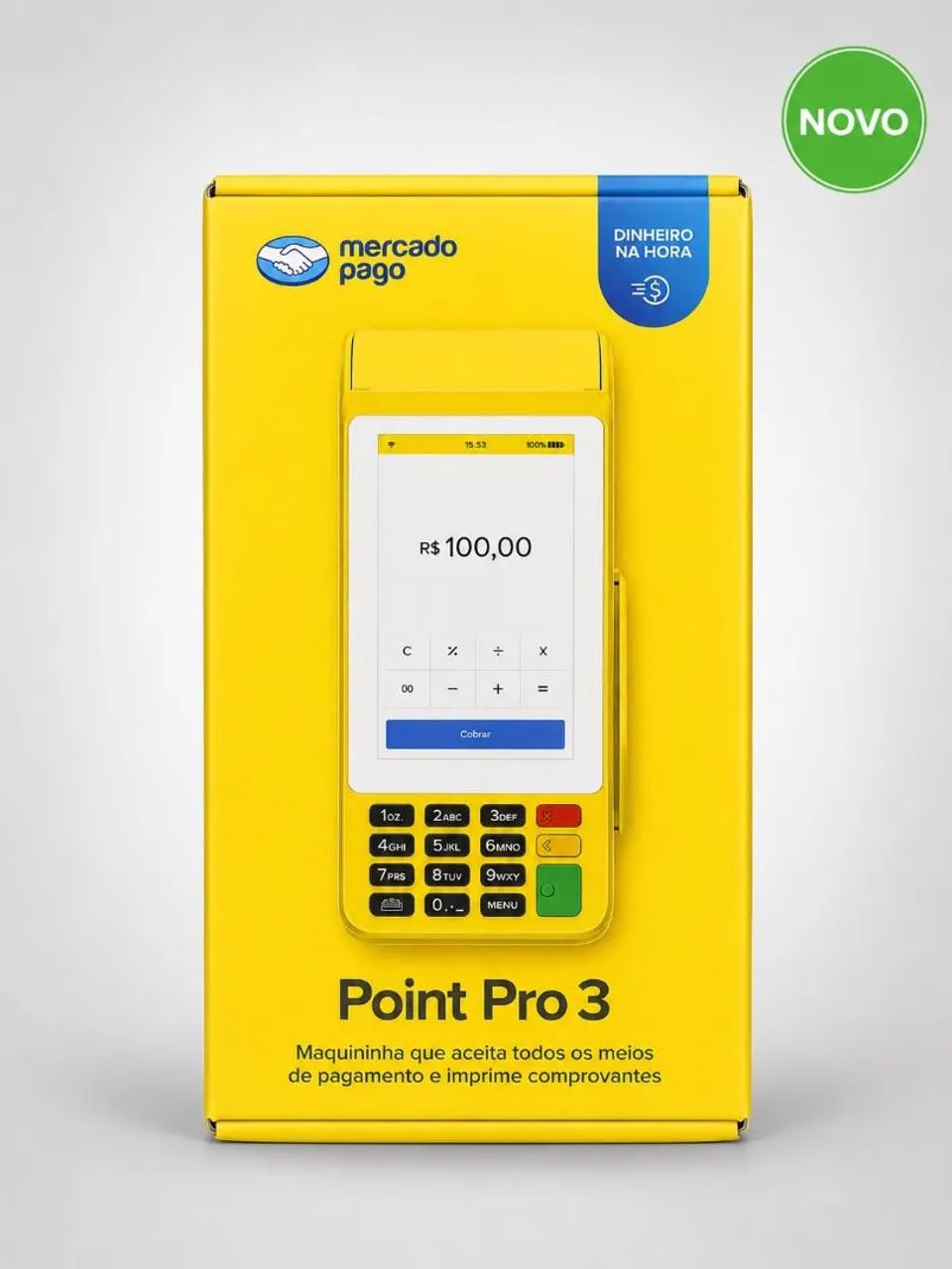 Maquininha Mercado Pago Point Pro 3 Nova Lacrada - Foto 2