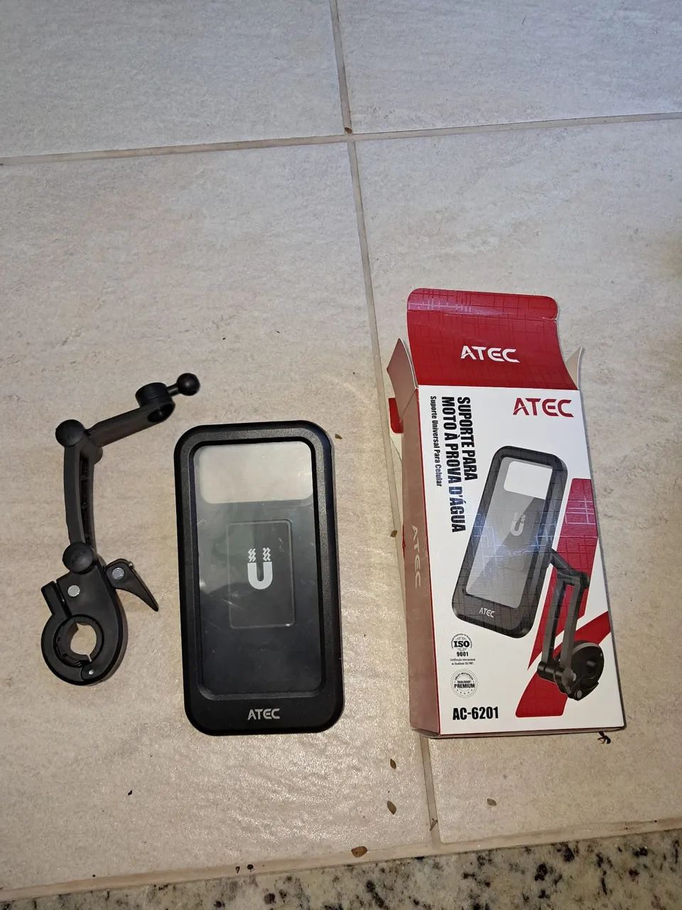Suporte telefone moto