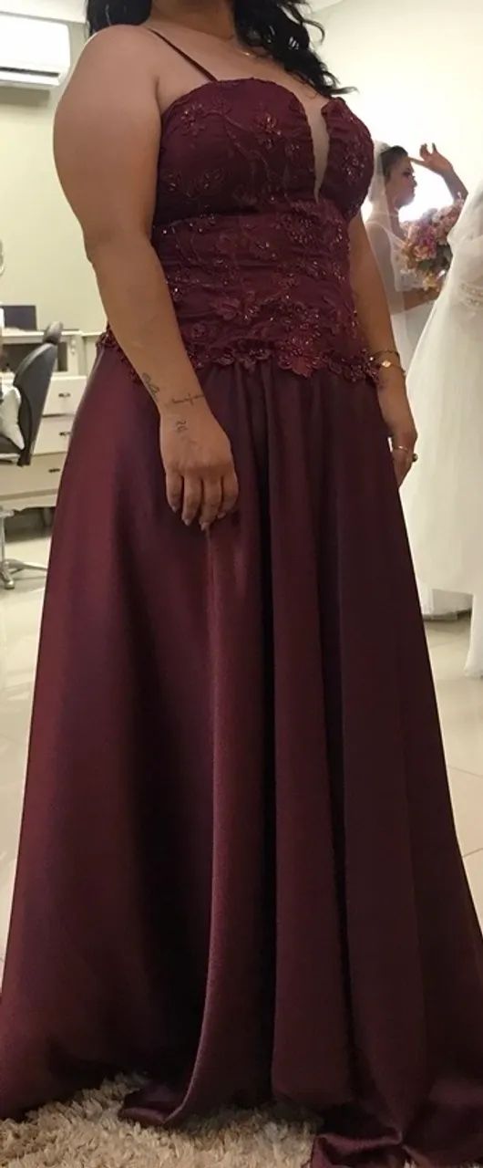 Vendo vestido plus size usado 1 vez  - Foto 4