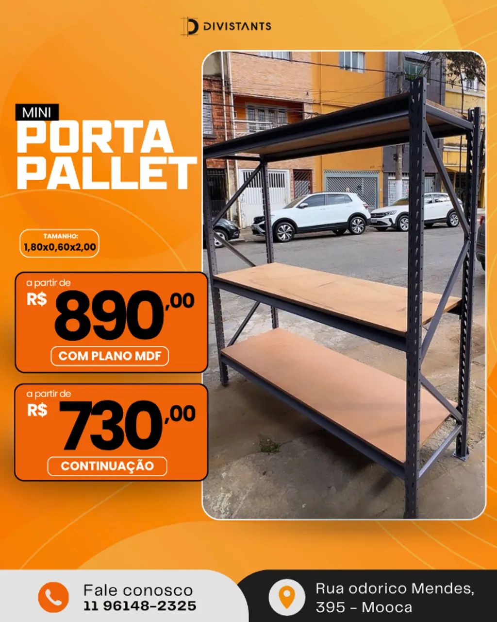 Porta palete Ultra slim 