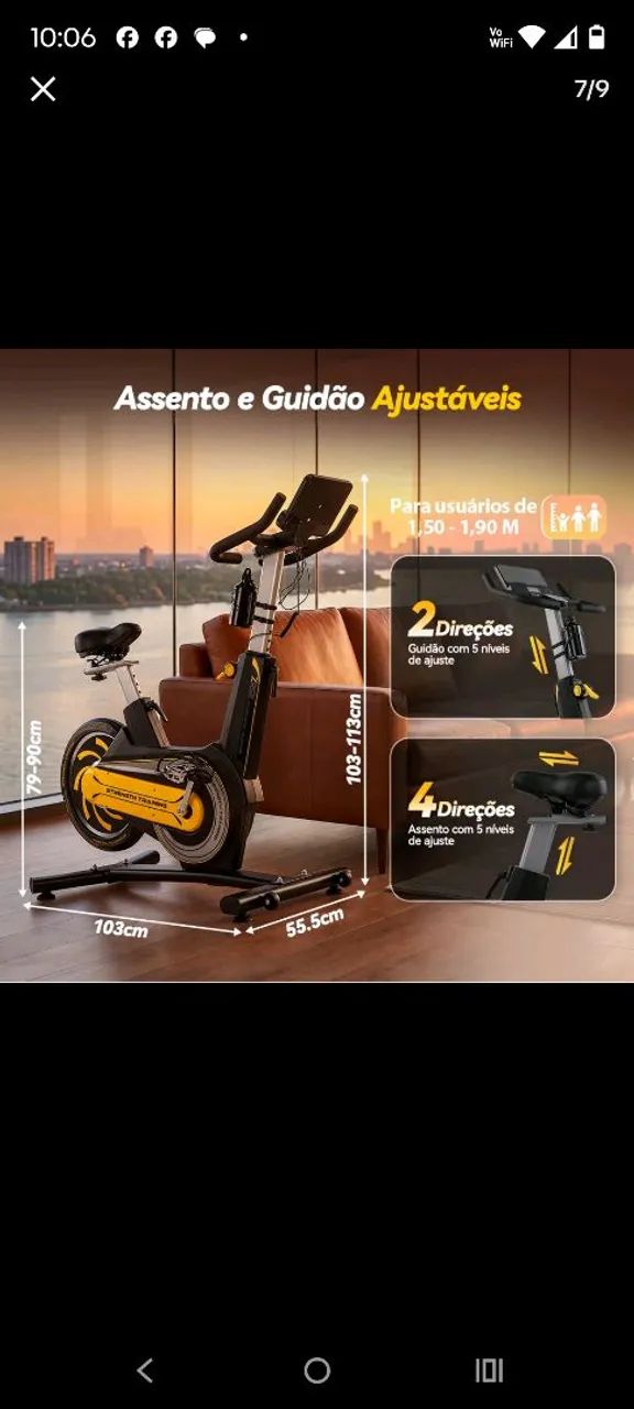 Bicicleta Ergométrica Zrse strength training  - Foto 3