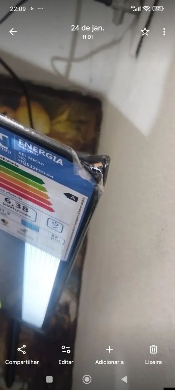 Smart tv LCD hq 32 polegadas com wi-fi, bluetooth, wdm 3 usbi - Foto 2