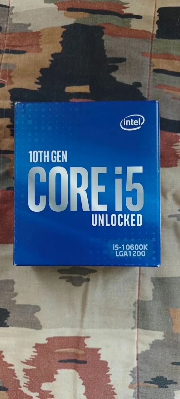 Processador Intel Core i5-10600K (LGA 1200) - Na Caixa, Perfeito Estado!
