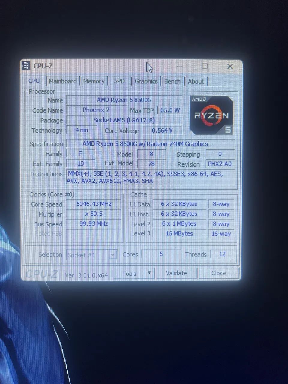 Processador Ryzen 5 8500g am5 - Foto 2