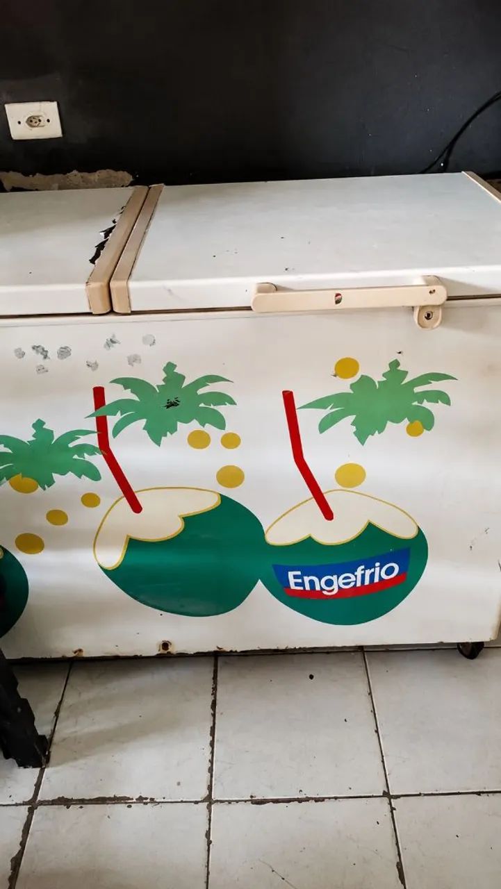 Freezer duas portas engefrio 