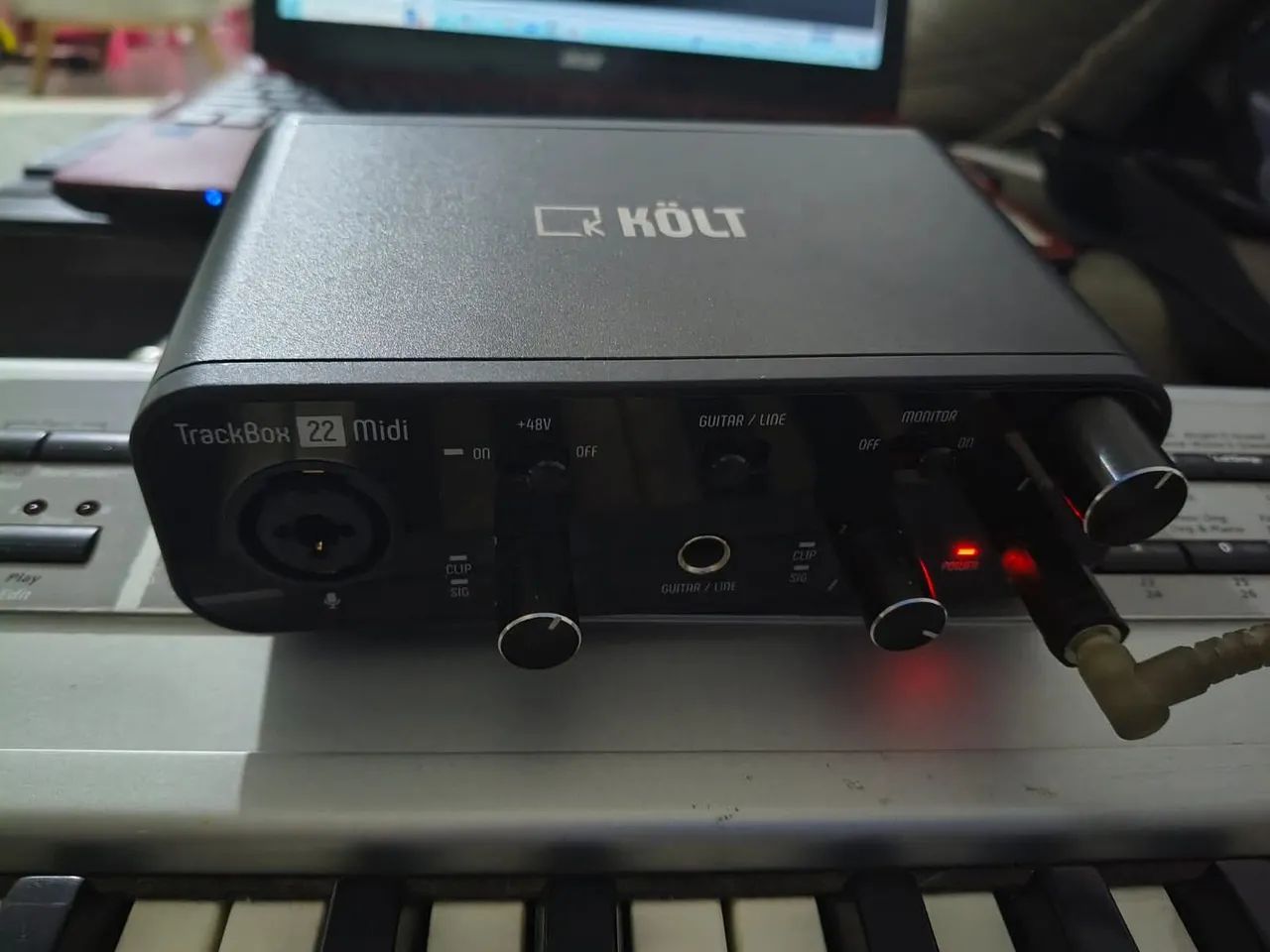 Interface de áudio trackbox22 KOLT Midi USB - Foto 4