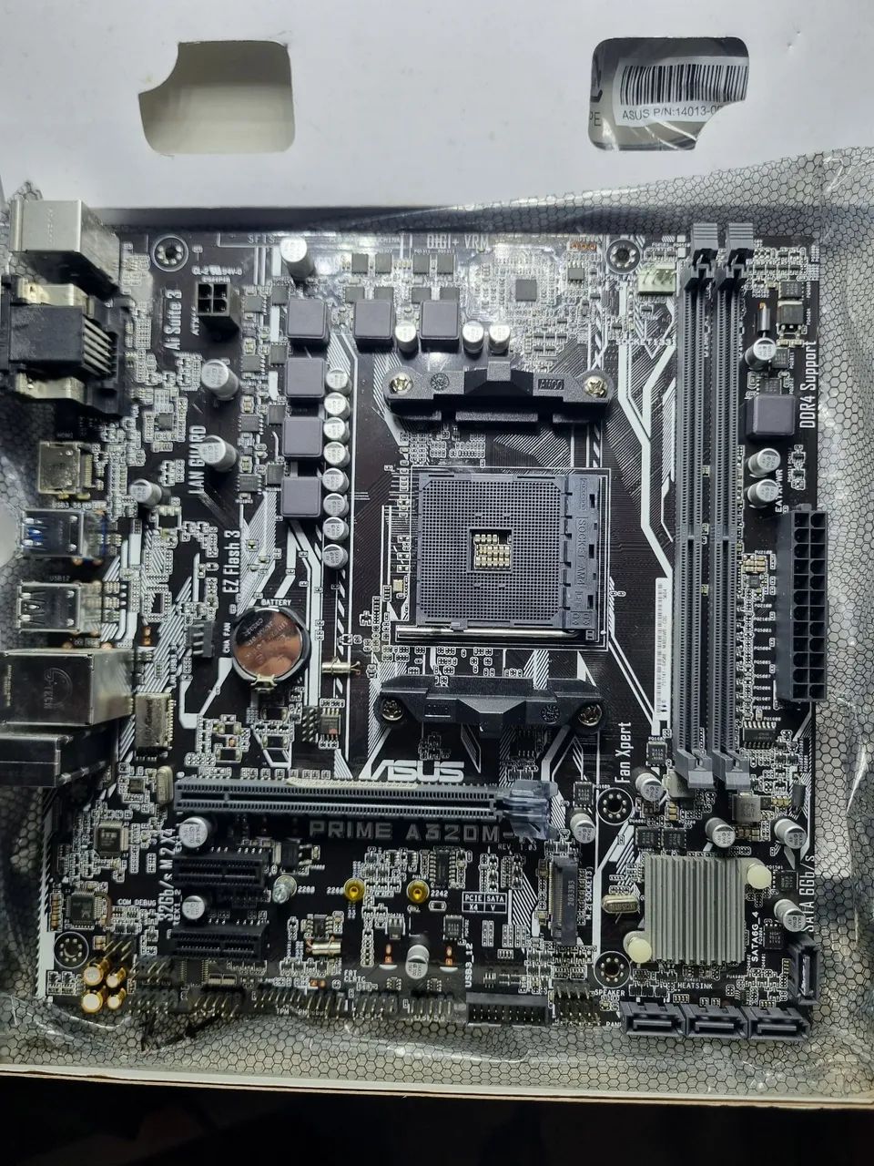 Placa mãe AM4 Asus Prime a320m-k/br - Foto 3