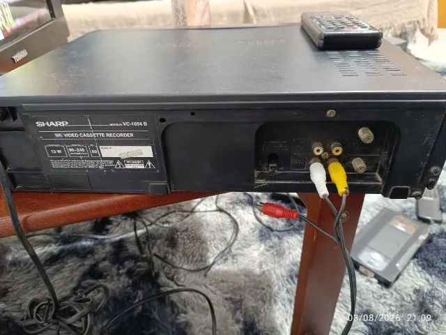 Video Cassete Sharp VC-1694b com controle - Foto 3