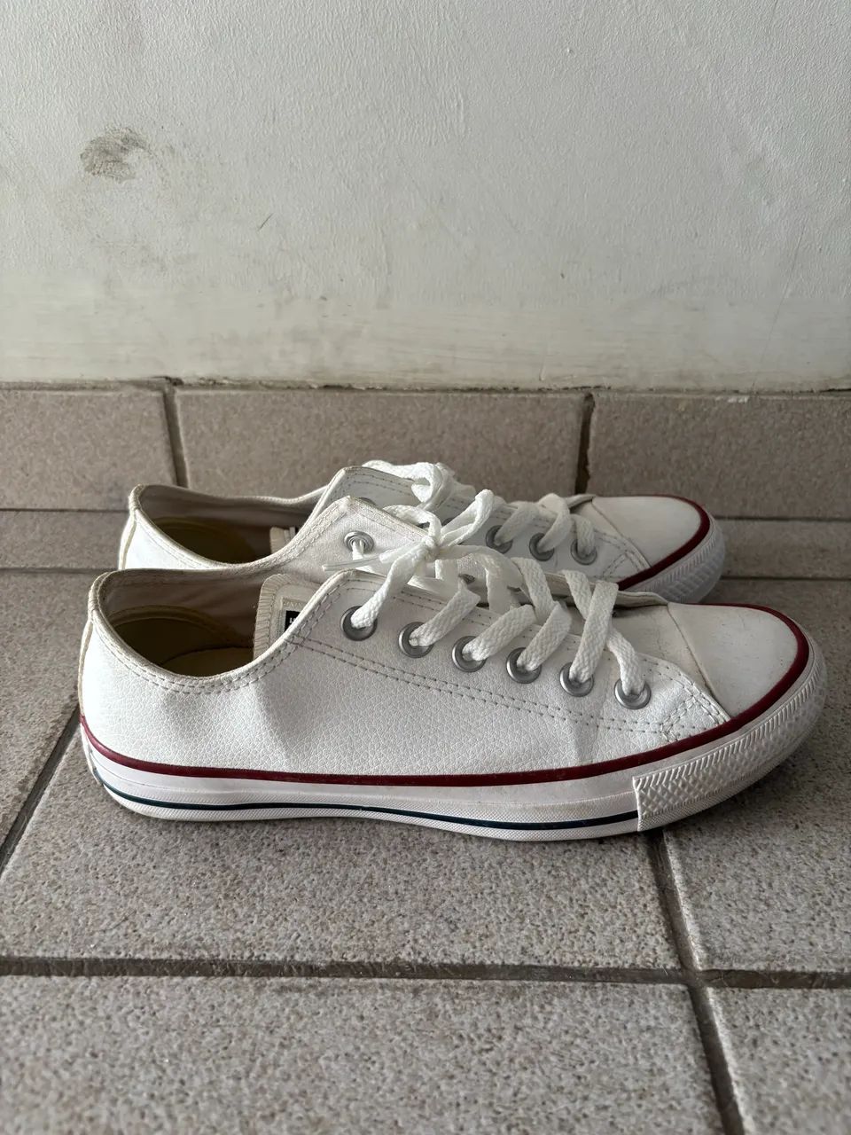 All Star Couro 37 branco  - Foto 2