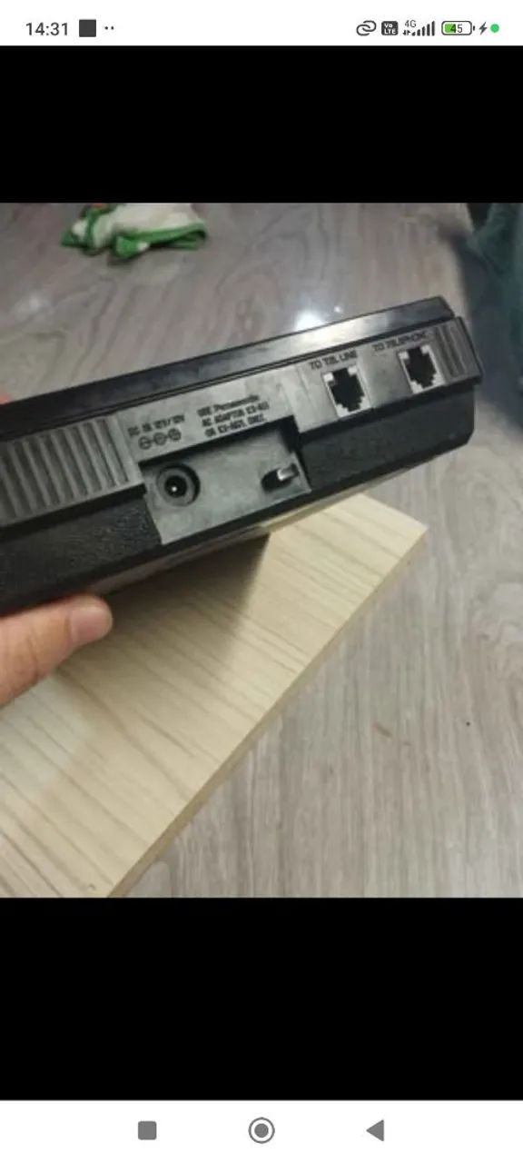 Secretaria eletrônica Antiga Panasonic R$:80 reais - Foto 6