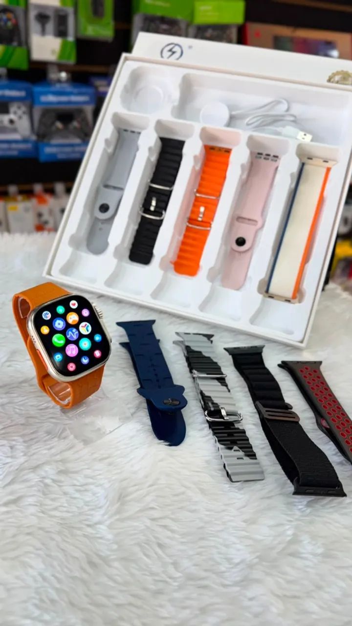 Relogio Smartwatch com 10 pulseiras - Foto 2