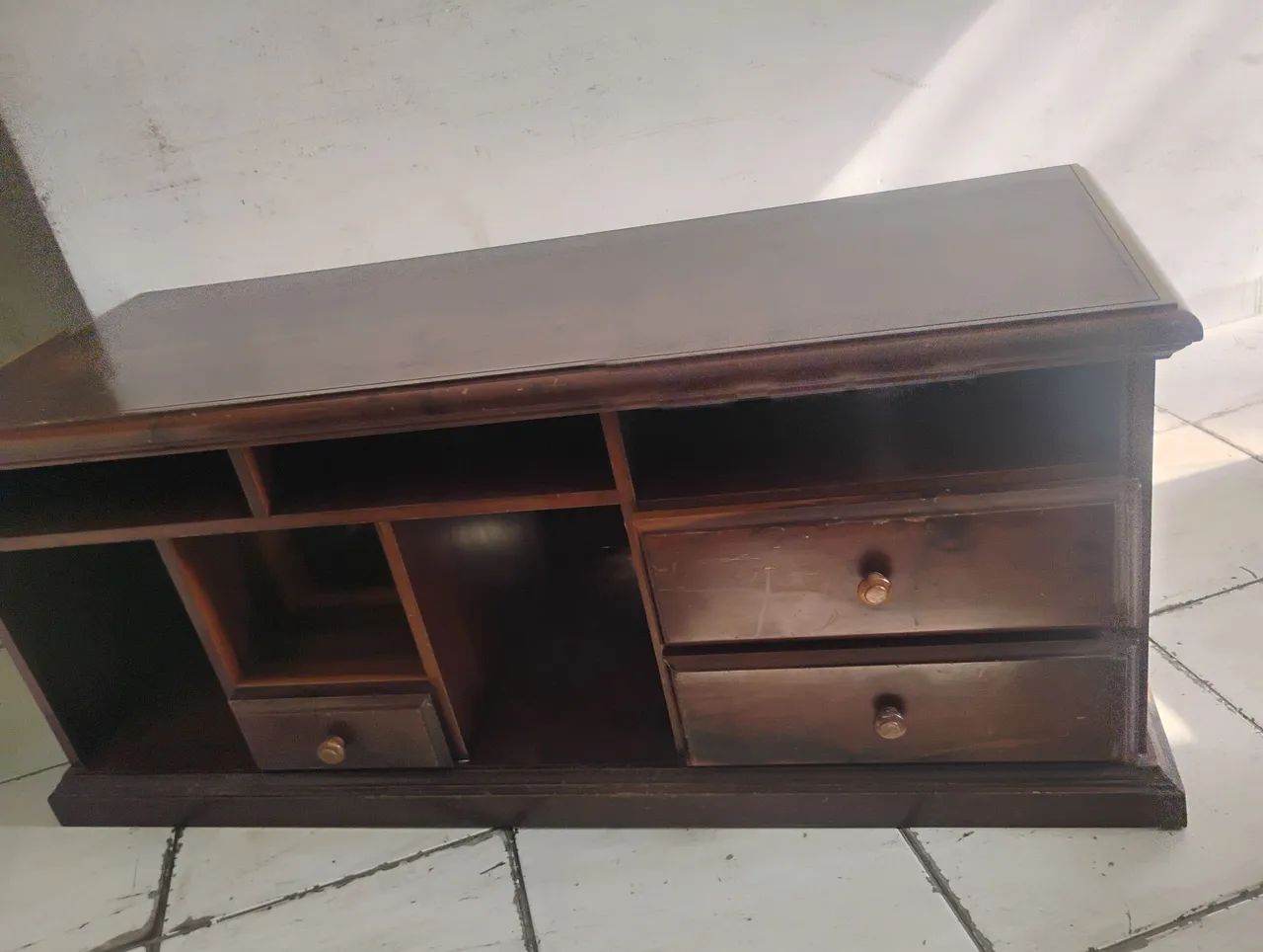 Rack Antigo de Madeira Maciça  - Foto 2