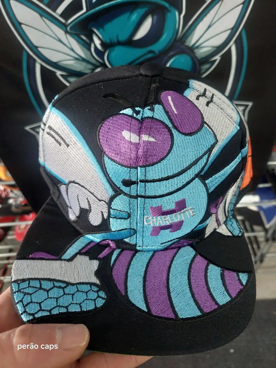 Boné Charlotte Hornets big logo 