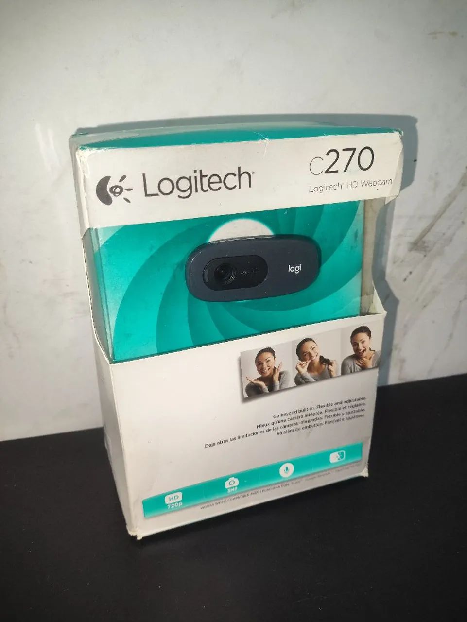 Webcam Logitech C270 HD 720p Original - Funcionando Perfeitamente - Foto 2