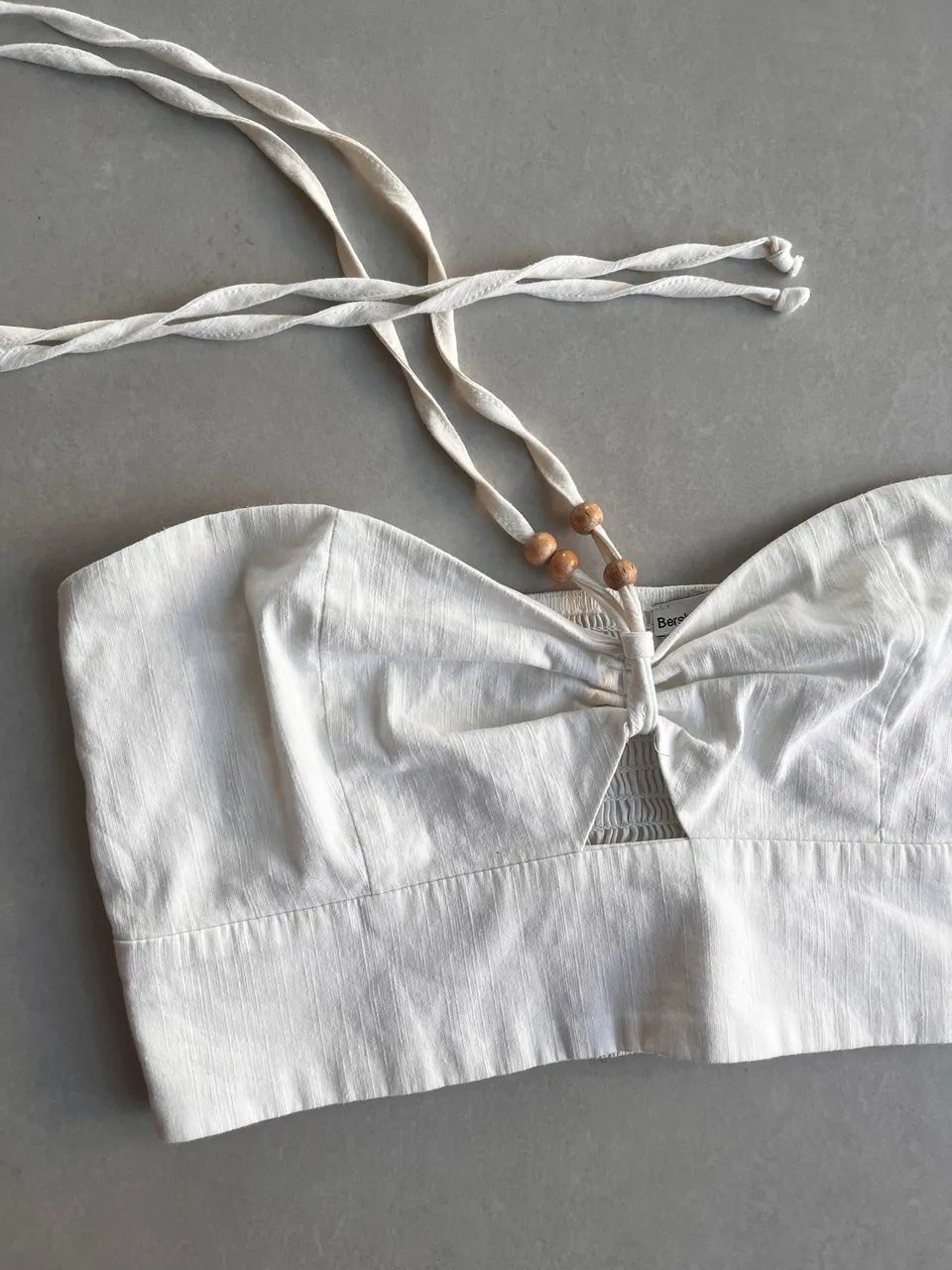 Top Bershka branco M 