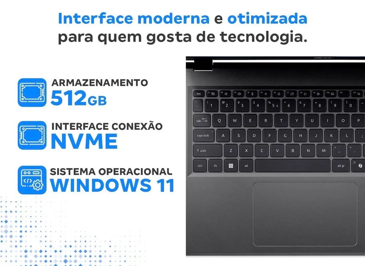 Notebook Acer Aspire Go I5 8GB RAM 512GB SSD