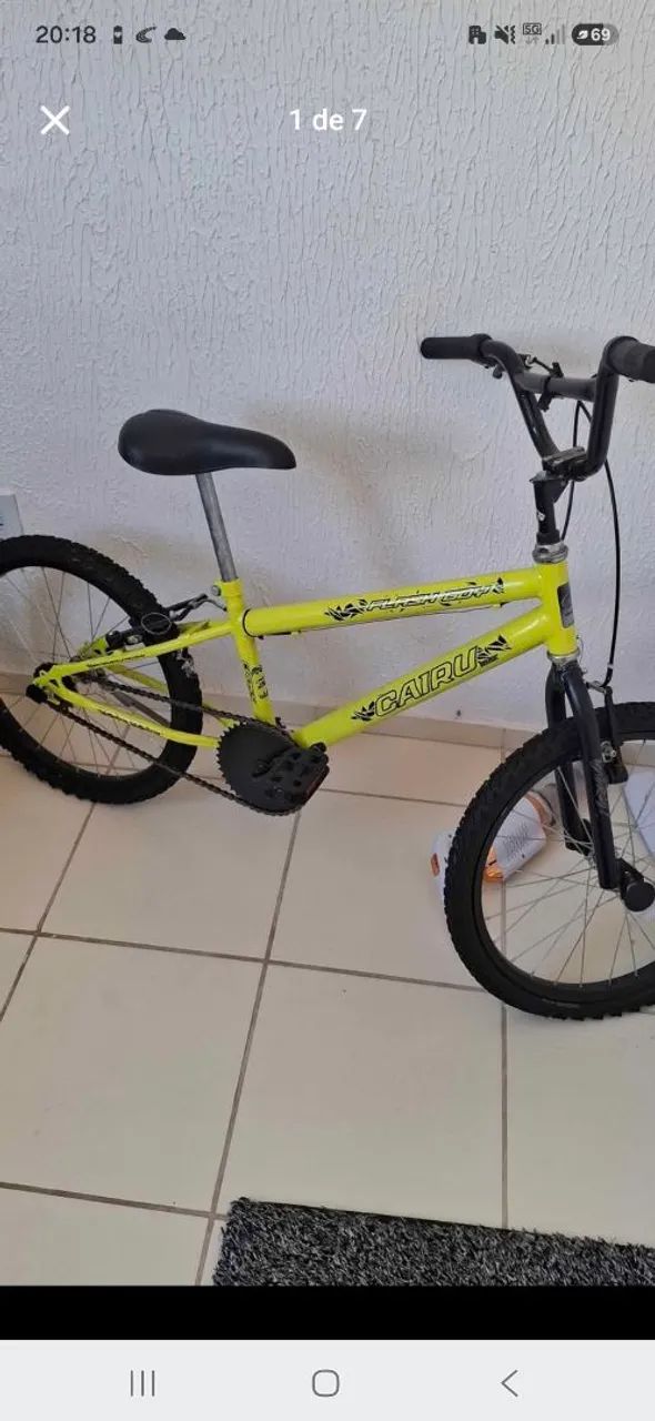 Bicicleta Cairu usada infantil 
