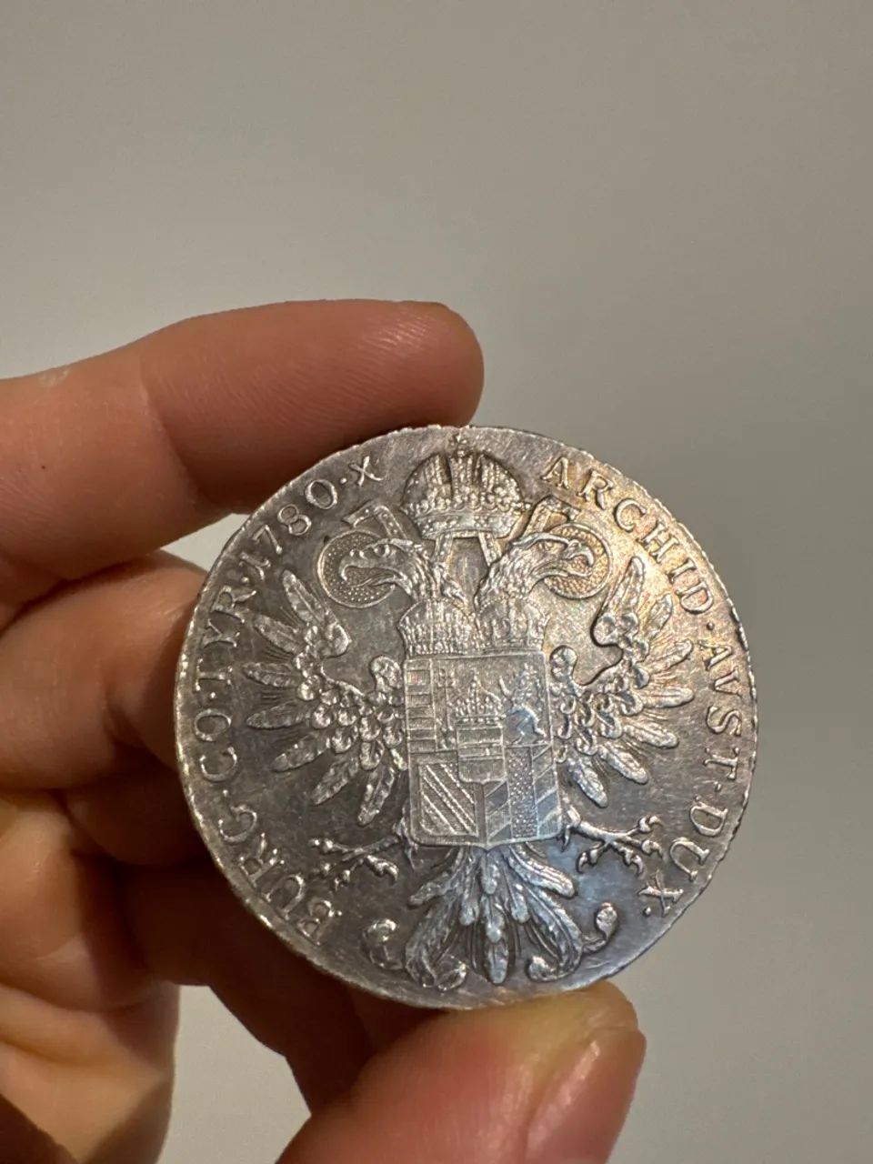 1 thaler  Áustria 1780  - Foto 2