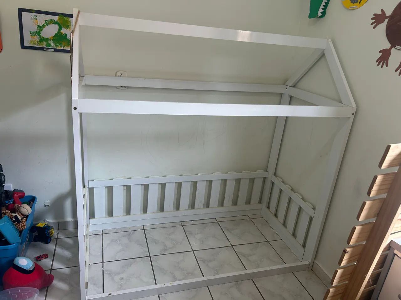 Cama Montessoriana Casinha - Estrutura em ótimo estado! - Foto 3