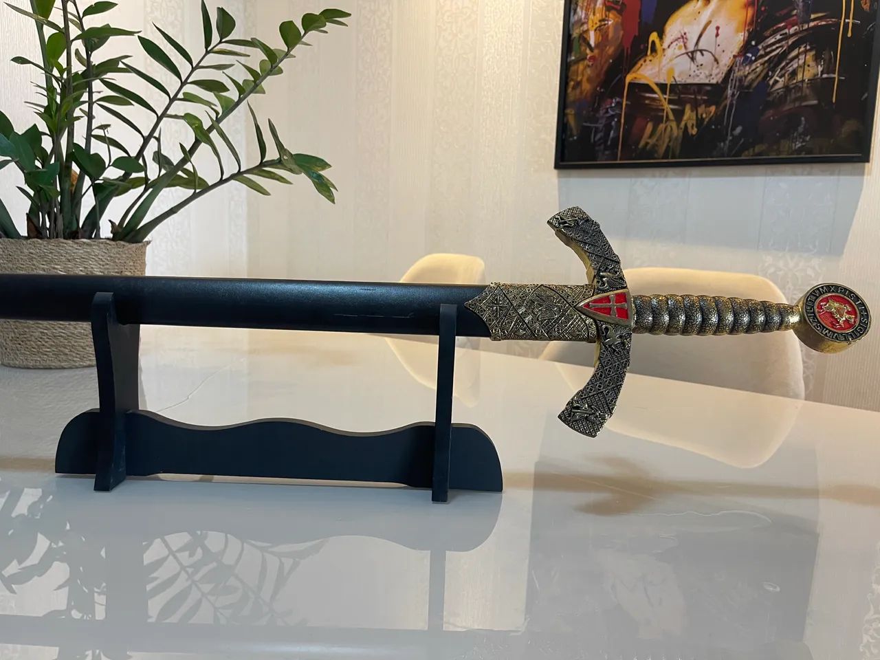 Espada Decorativa com suporte  - Foto 2