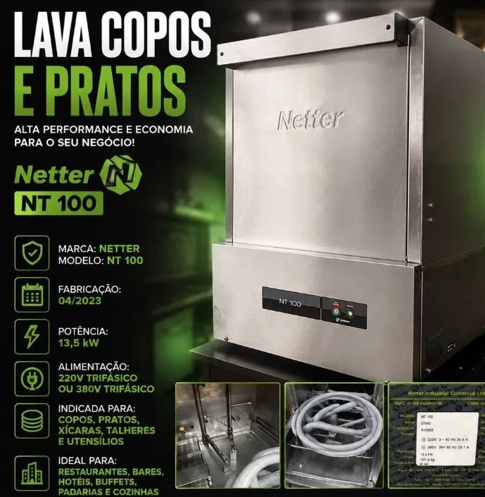 Lavadora netter NT 100 linda 