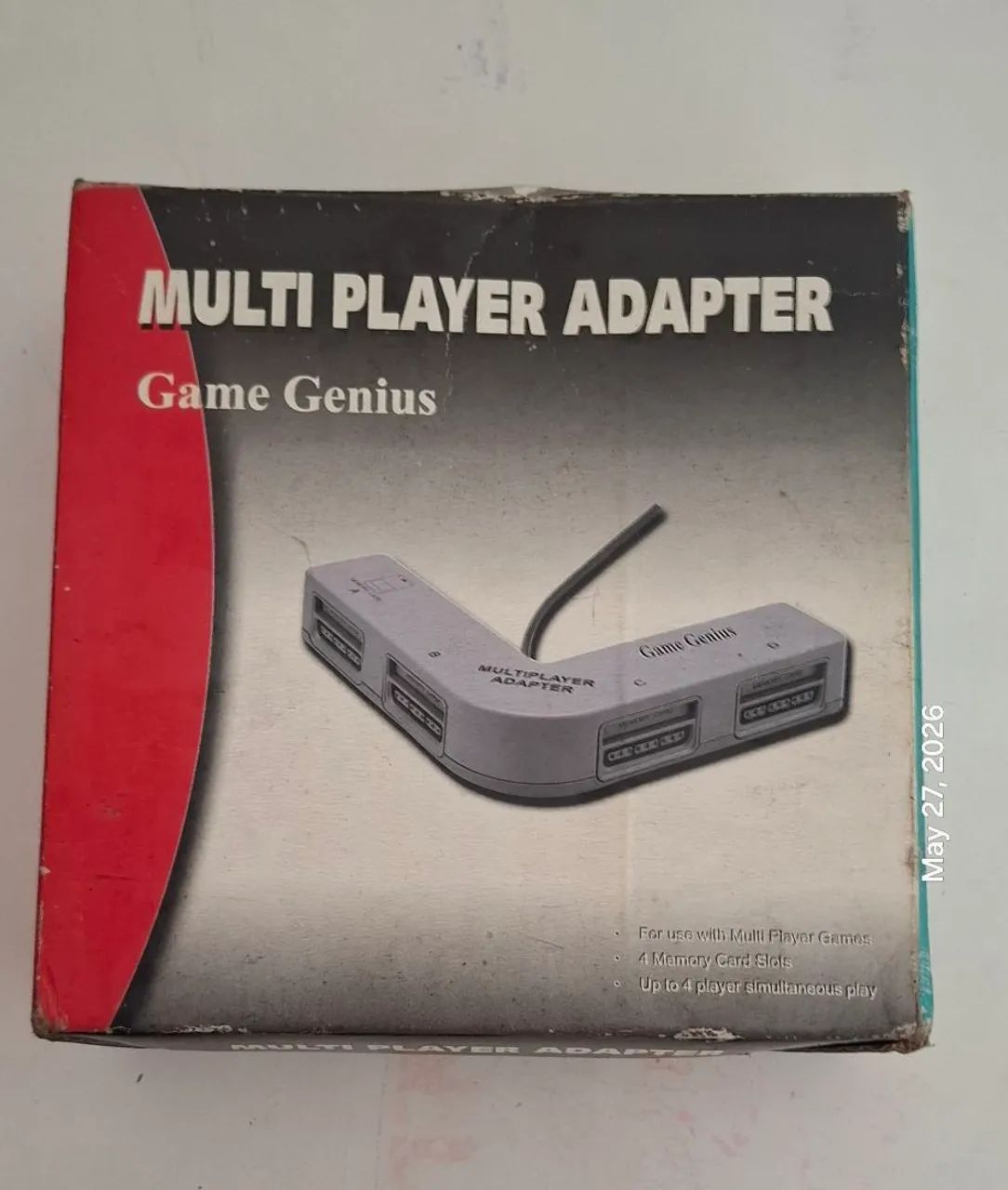 Multitap PS1 GameGenius Original Completo com Caixa