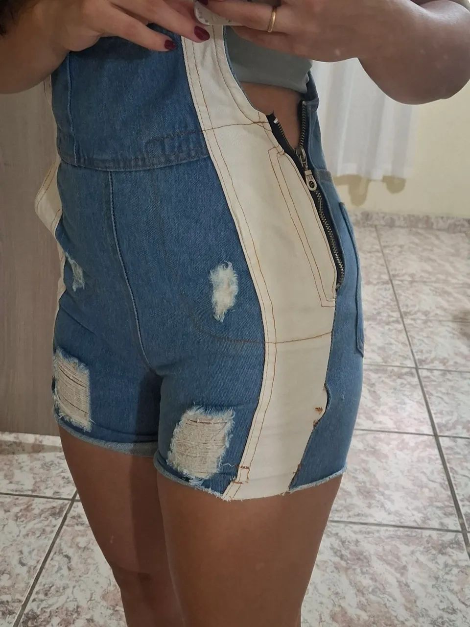 Macaquinho jeans. - Foto 3