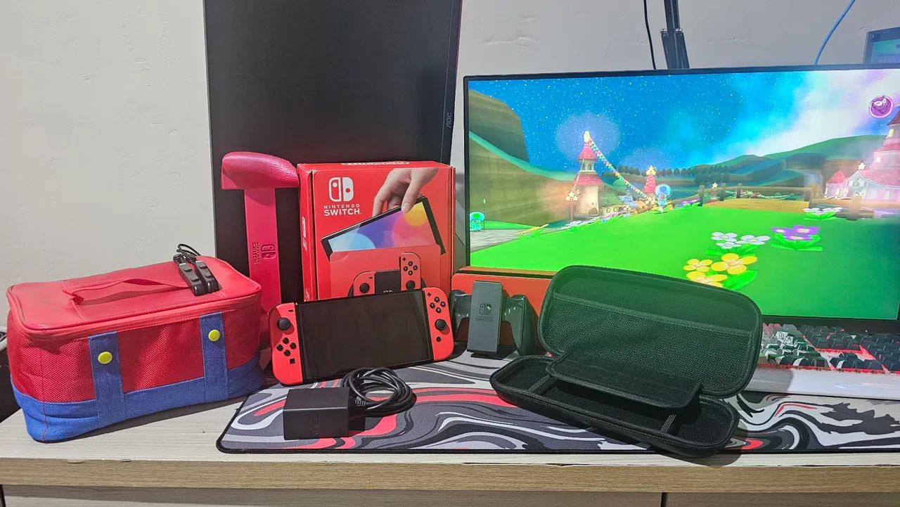 Nintendo Switch OLED - Edição especial do Mario - Foto 3