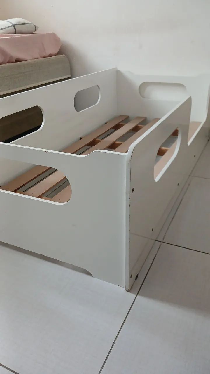 Mini cama infantil com colchão