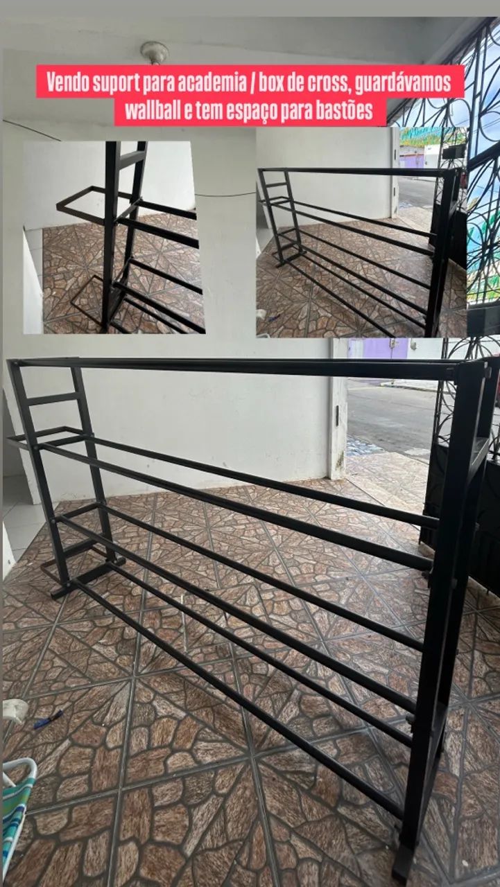 Pratileira para equipamentos de academia - Foto 3