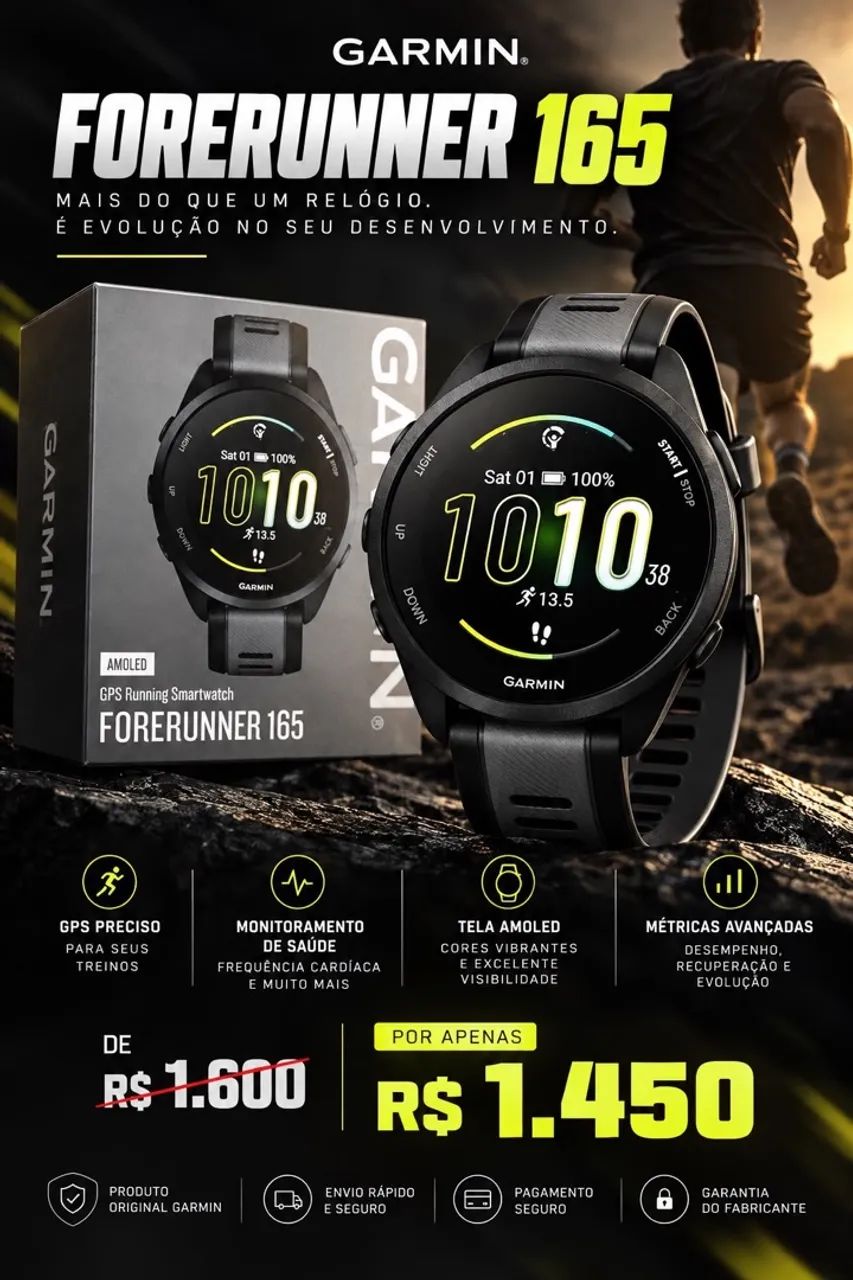 Smartwatch Garmin Forerunner 165