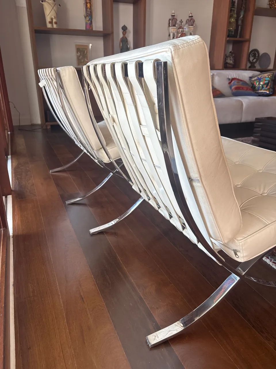  2 Poltronas Barcelona inox ótimas condições  - Foto 2