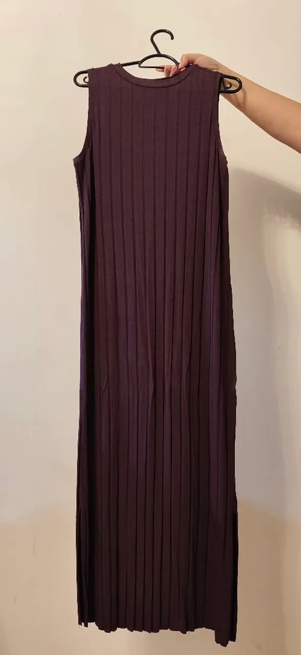 Vestido roxo de malha