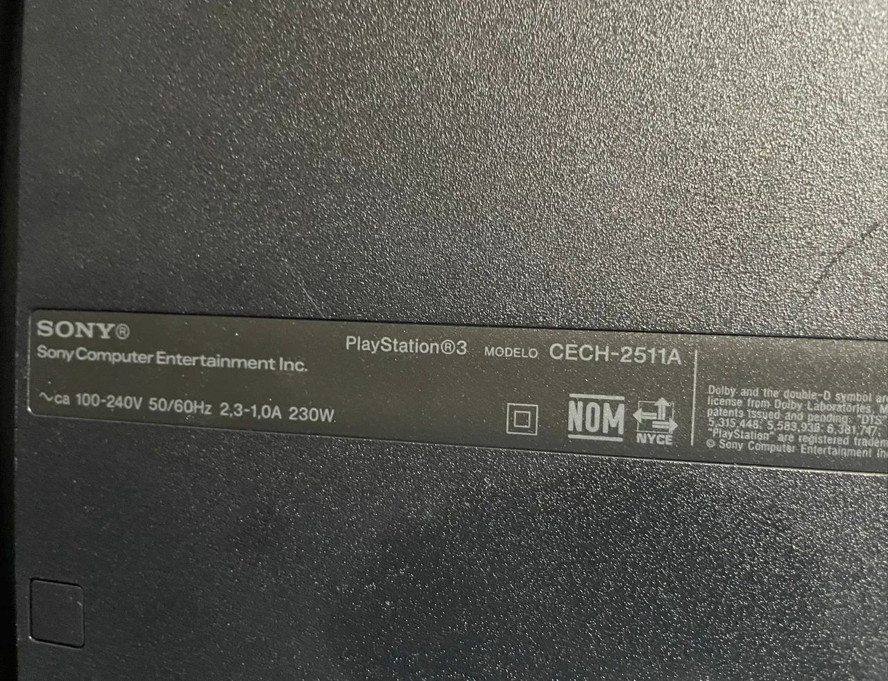 PlayStation 3 Slim 300GB Destravado HEN (CECH-2511A) + Jogos e