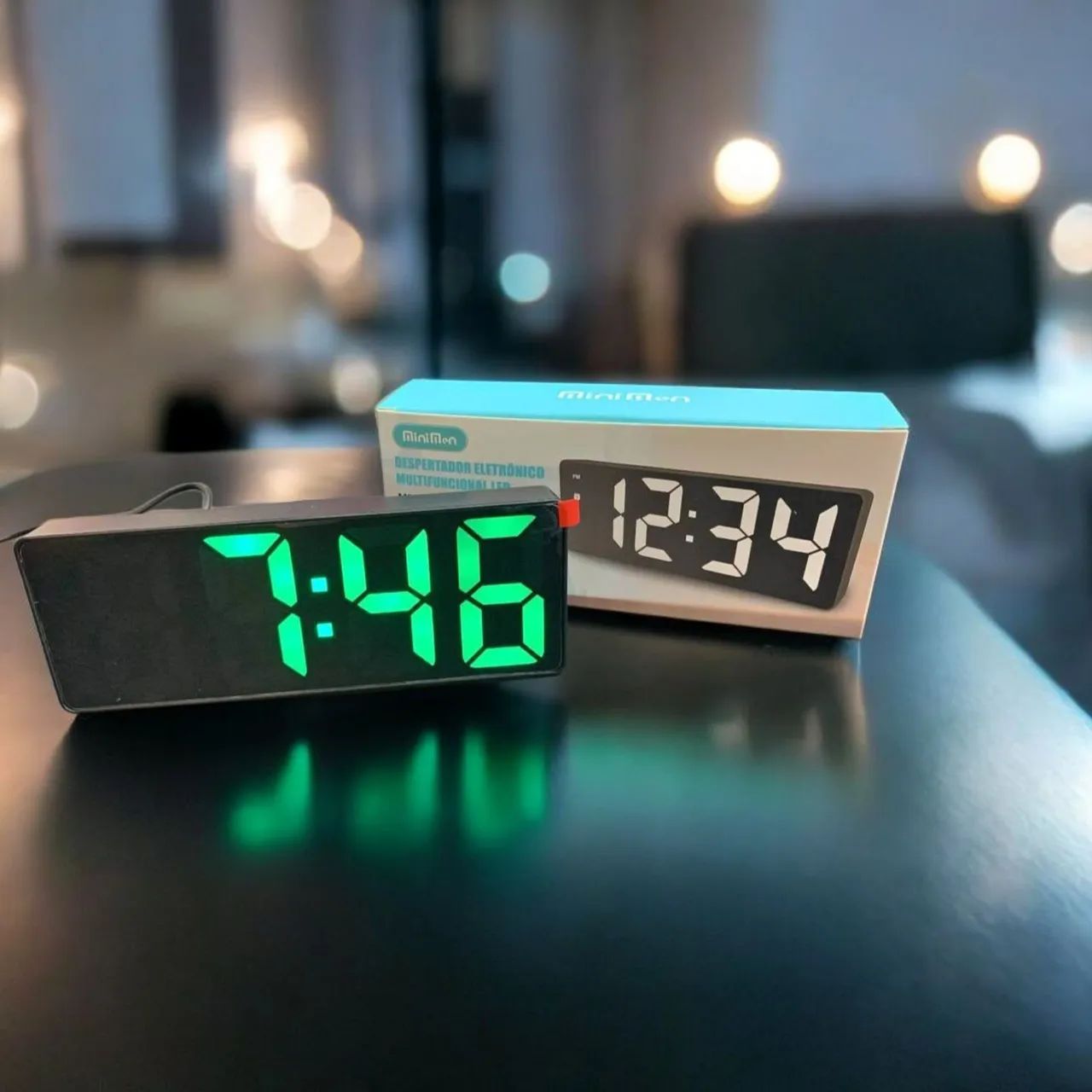 RELÓGIO LED DIGITAL DE MESA - Foto 3