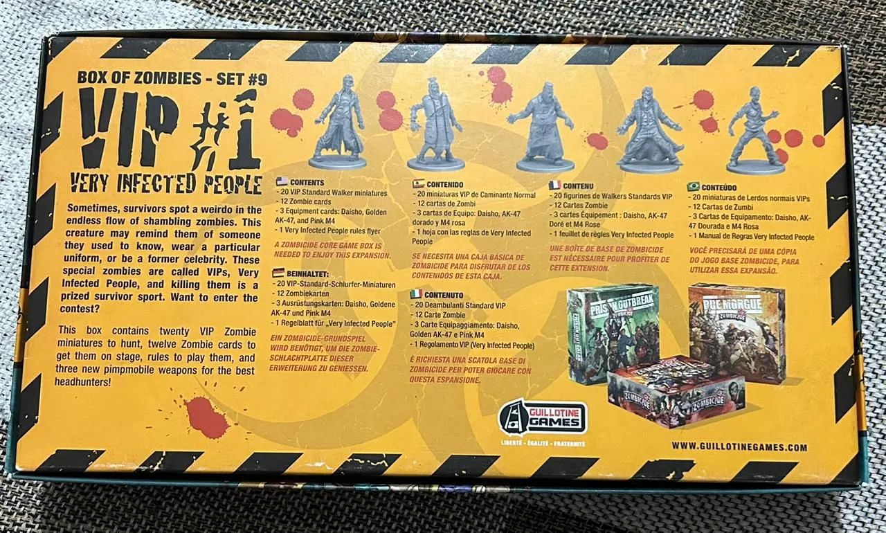 Zombicide Vip 1 em português com as minis pintadas - Foto 3