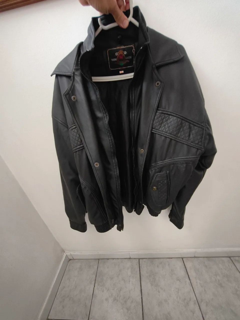 Jaqueta de couro 