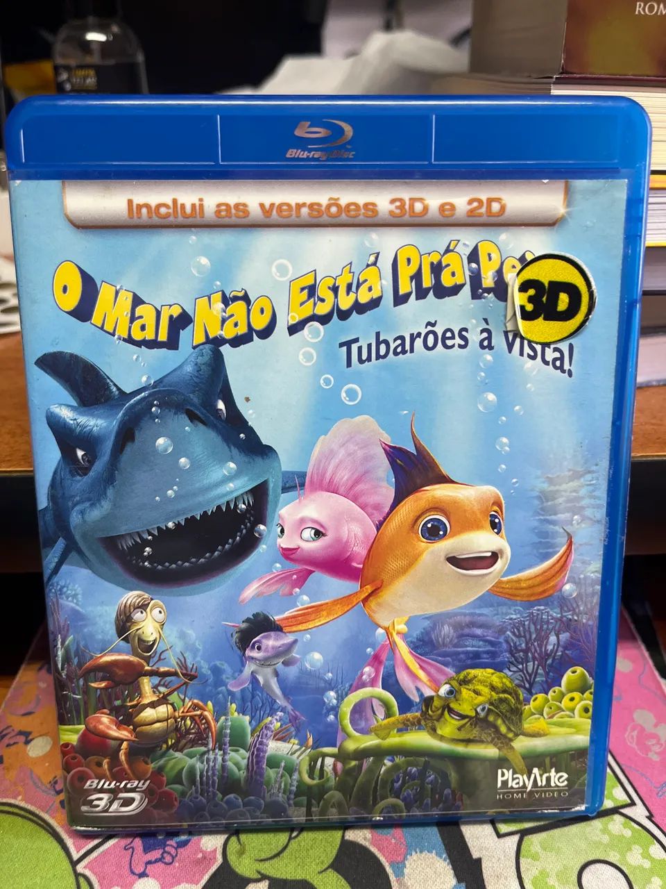 Blu-ray 3D ?O Mar Não Está Pra Peixe - Tubarões à Vista!? (The Reef 2: High Tide, 2012).