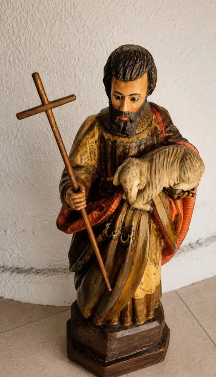 IMAGEM ANTIGUISSSSIMA  EM MADEIRA 72X30 - Foto 4