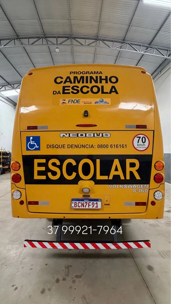 Micro Ônibus Vw Neobus 8-160 Escolar  - Foto 5
