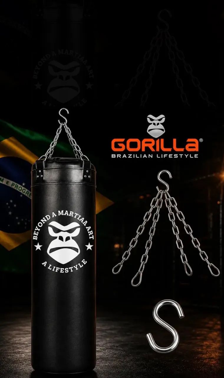 Saco de pancada Gorila CHEIO - Foto 4