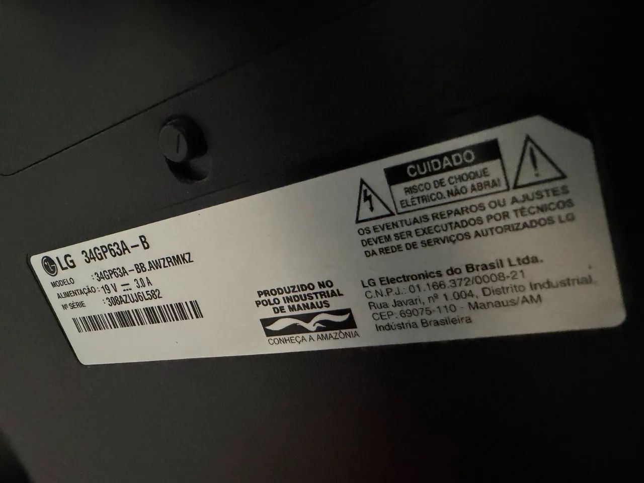 Monitor LG ultrawide (queimado)  - Foto 3