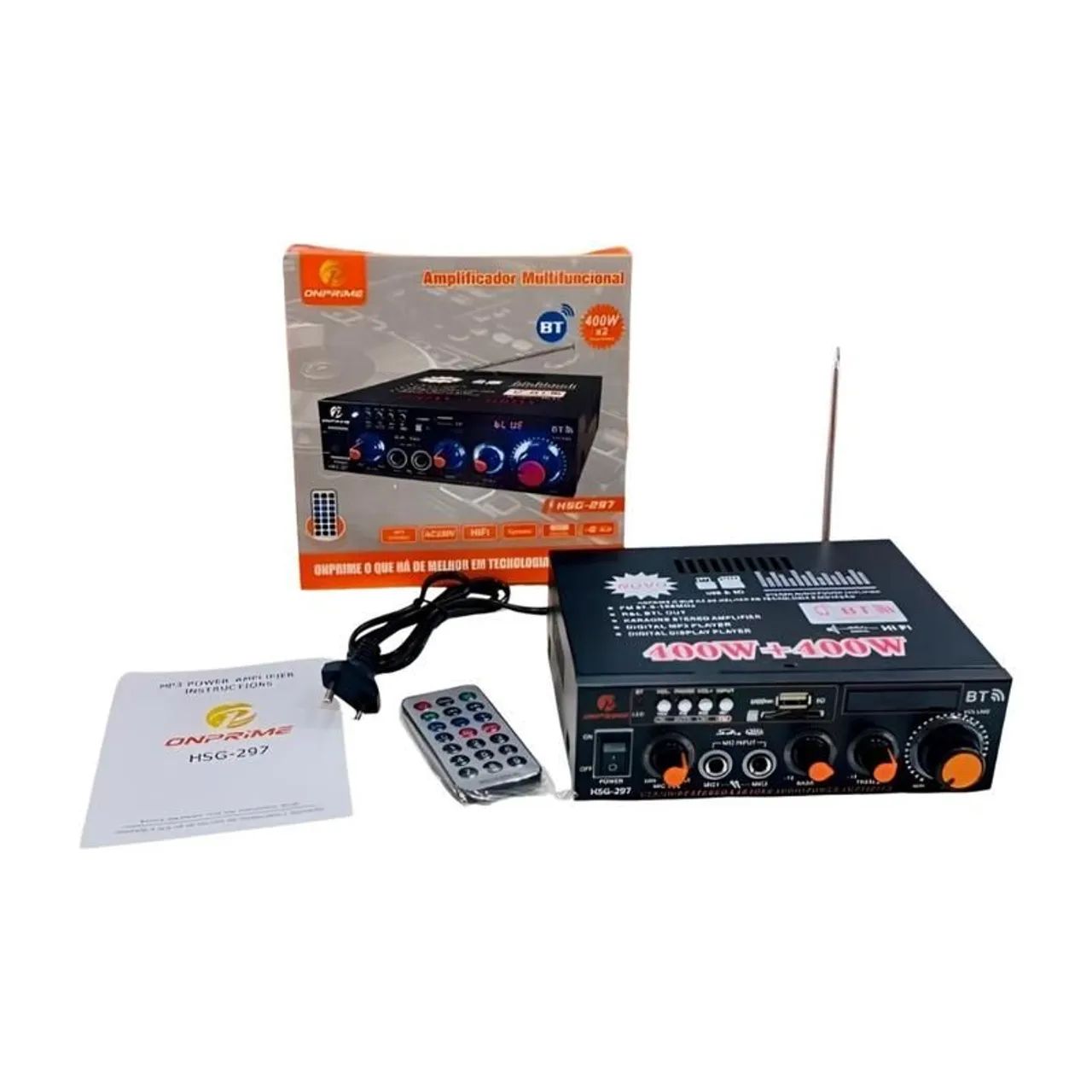 Amplificador BLUETOOTH 800w - Foto 2